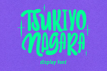 Tsukiyo Nagara Display Font