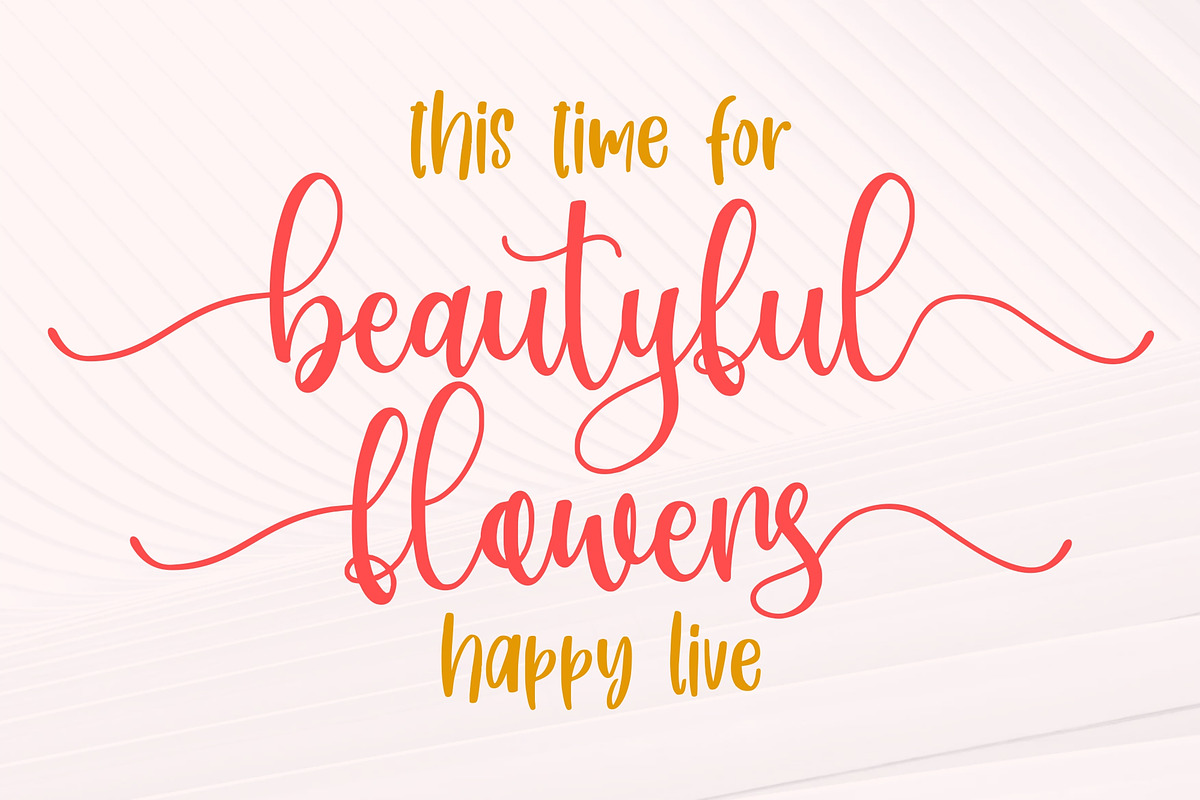 Glowing - Modern Calligraphy preview 5