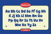 Crunko – Cute Retro Sans Font, a Sans Serif Font by Tiptop Graphic (Thumbnail 3 of 9)