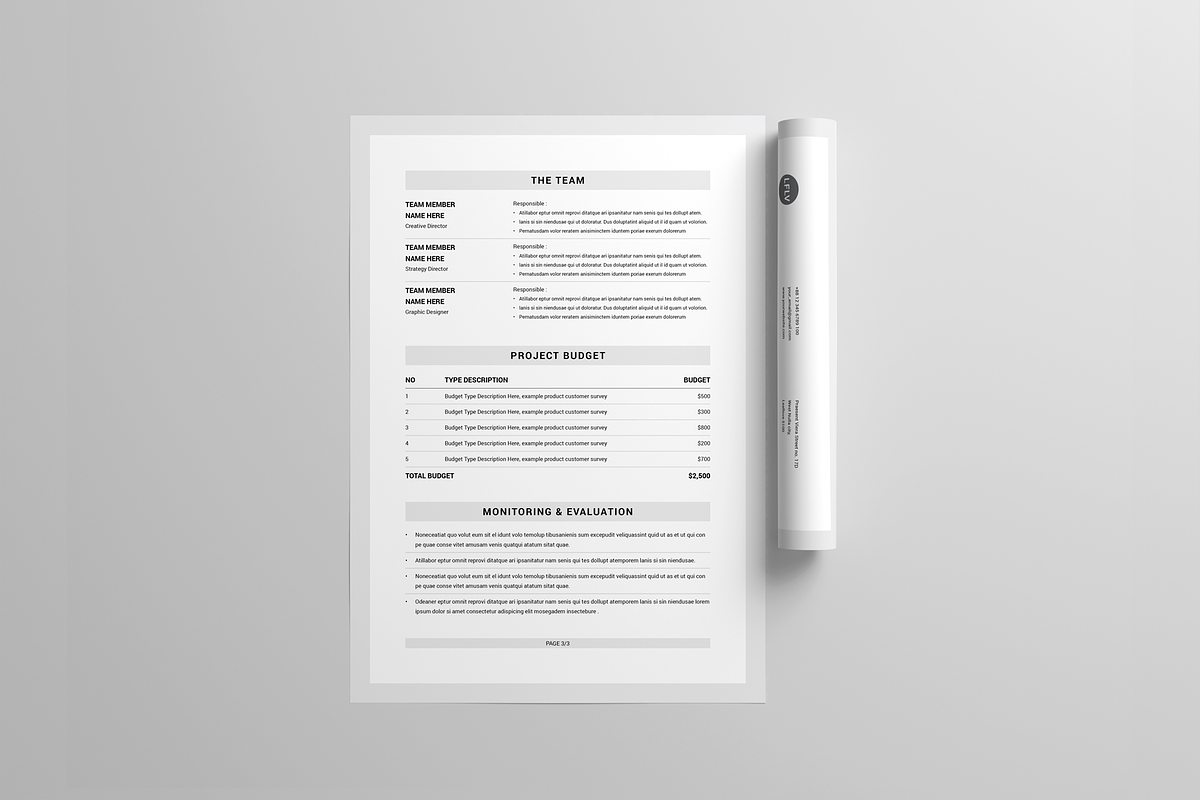 Project Plan | MS Word & Indesign, a Stationery Template by Leaflove (Photo 4 of 5)