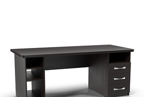 Desk Wenge, a Furniture 3D Model by 3D_PikNik