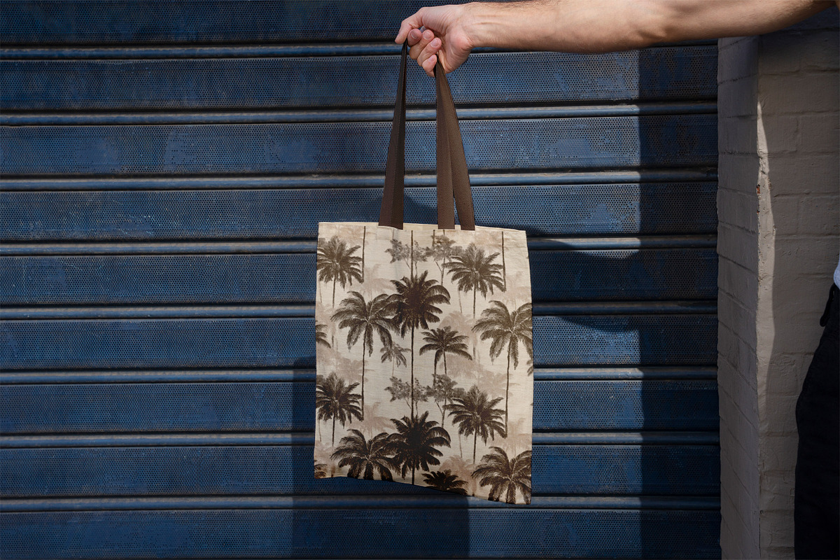 VINTAGE PALM TREES Seamless Pattern, a Pattern Graphic by AYAKA Studio Co. (Photo 3 of 10)