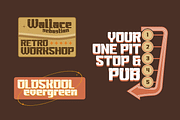 Masteng | Groovy Retro Font, a Font by twinstd (Thumbnail 2 of 14)