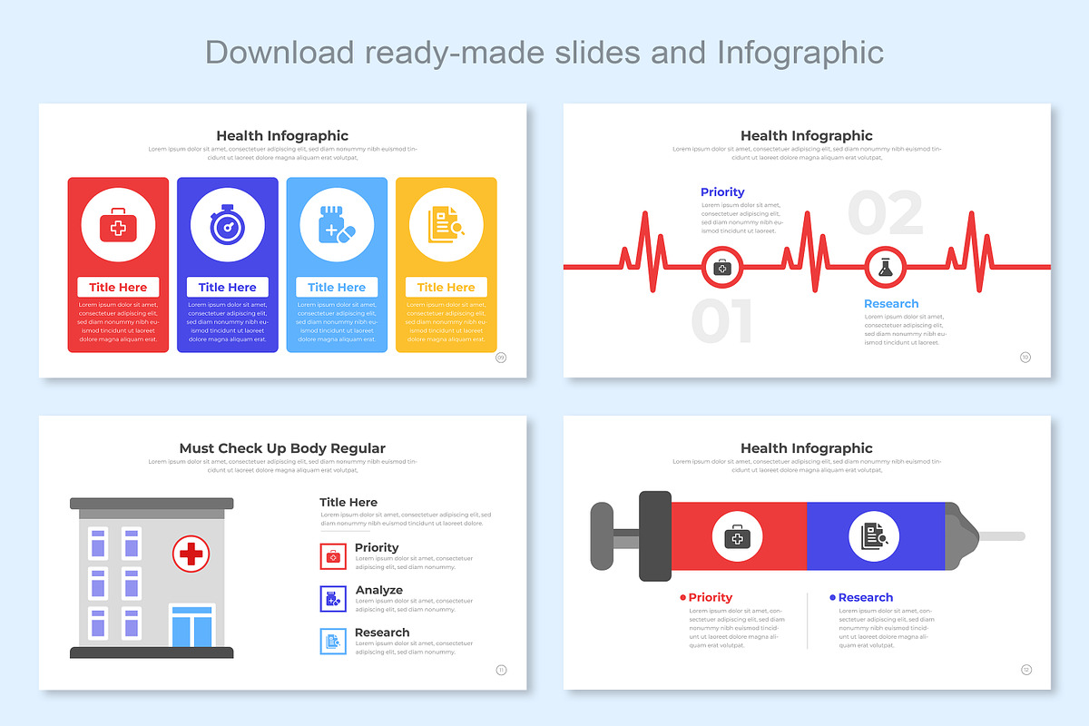 Health Infographic Keynote, a Templates & Theme by Mighty-Slide (Photo 4 of 7)