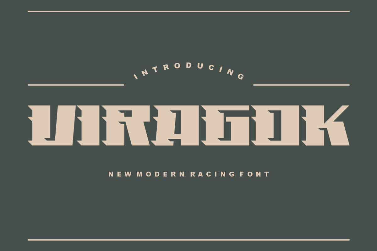 Viragok - Font, a Sans Serif Font by artchiles_design (Photo 1 of 5)