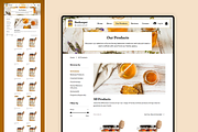 Beekeeper & Honey Webshop Template, a Wix Template by Kitteeh (Thumbnail 10 of 20)