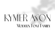 Kymer Awon Font Family, a Sans Serif Font by Ryul Davidson (Thumbnail 1 of 15)