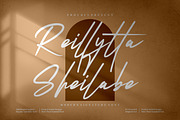 Reillytta Sheilabe Modern signature, a Script Font by mahstudios (Thumbnail 1 of 8)