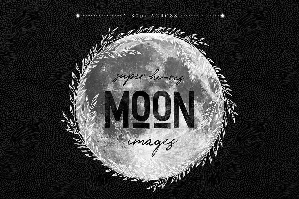 Moon Cycle Photo Set, a Background Graphic by S K Y B O X (Photo 5 of 6)