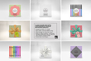 Clear Square Flat Boxes Mockup, a Packaging Mockup by INCDesign (Thumbnail 7 of 14)