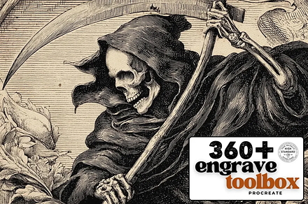 The Engrave Toolbox, Procreate