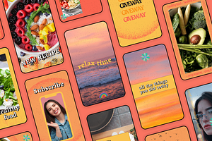 130 Healthy Instagram Canva Template