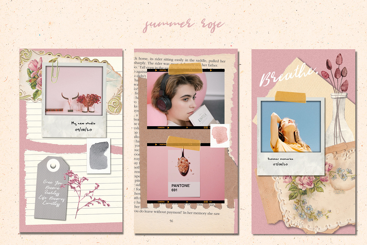 Vintage Instagram Stories, a Social Media Template by Scarlet Heath Art (Photo 6 of 7)