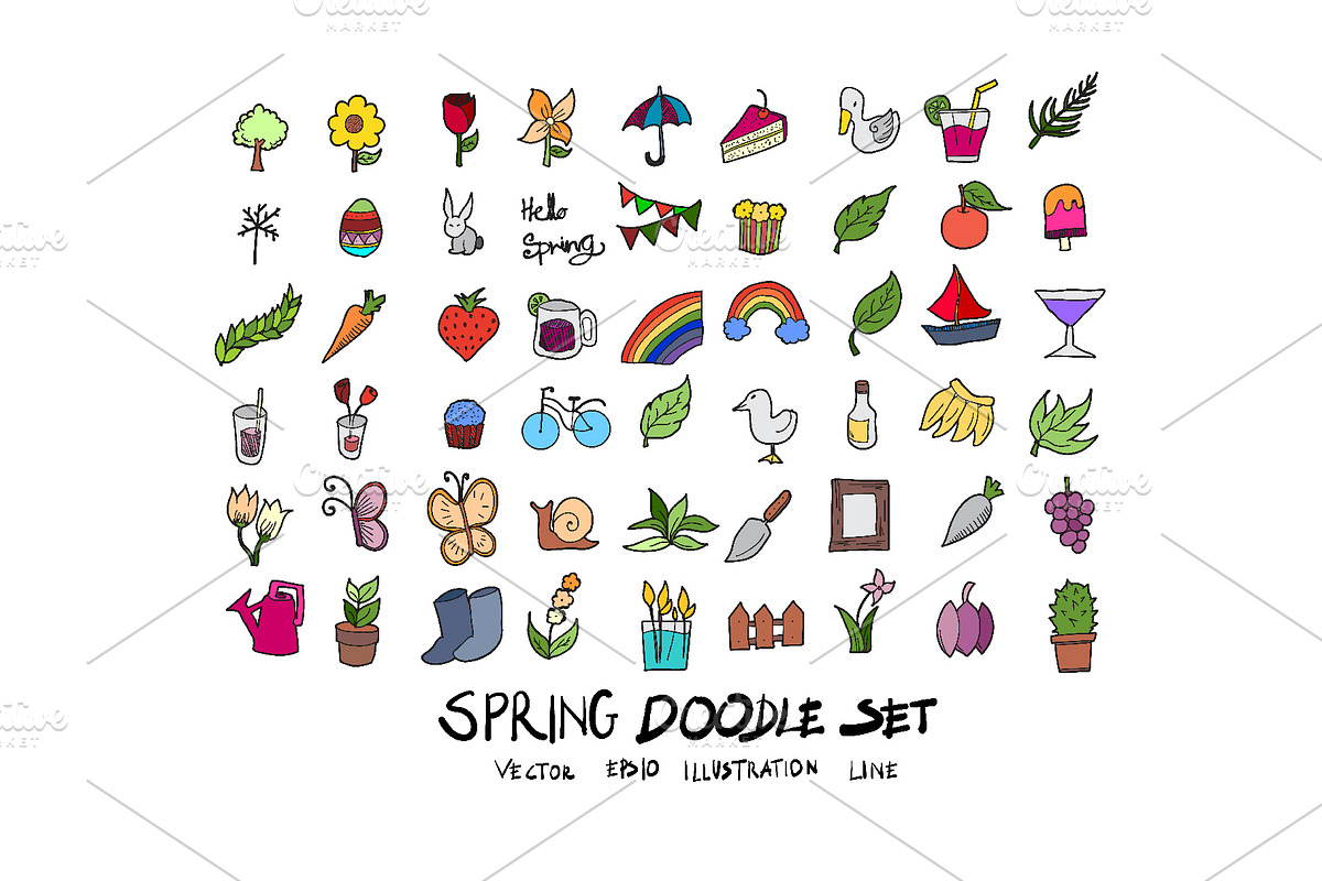 15151 in 1 Doodle Giant bundle, an Object Illustration by TKDoodle (Photo 53 of 144)