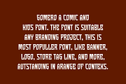Gomero - Comic Font, a Sans Serif Font by Iqsiart Studio (Thumbnail 5 of 7)
