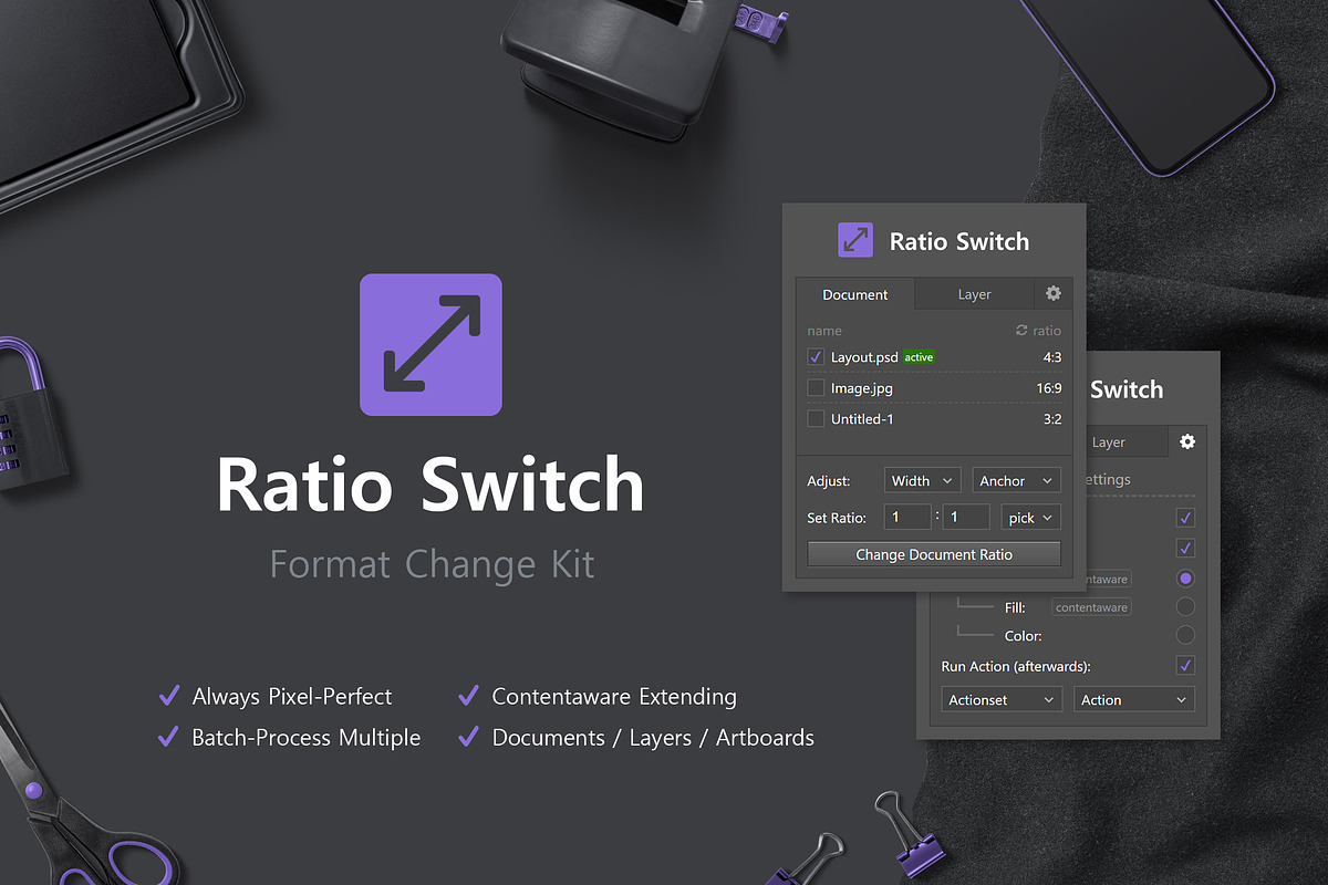 Ratio Switch - Format Change Kit, a Plug-in Add-On by h3design (Photo 1 of 11)