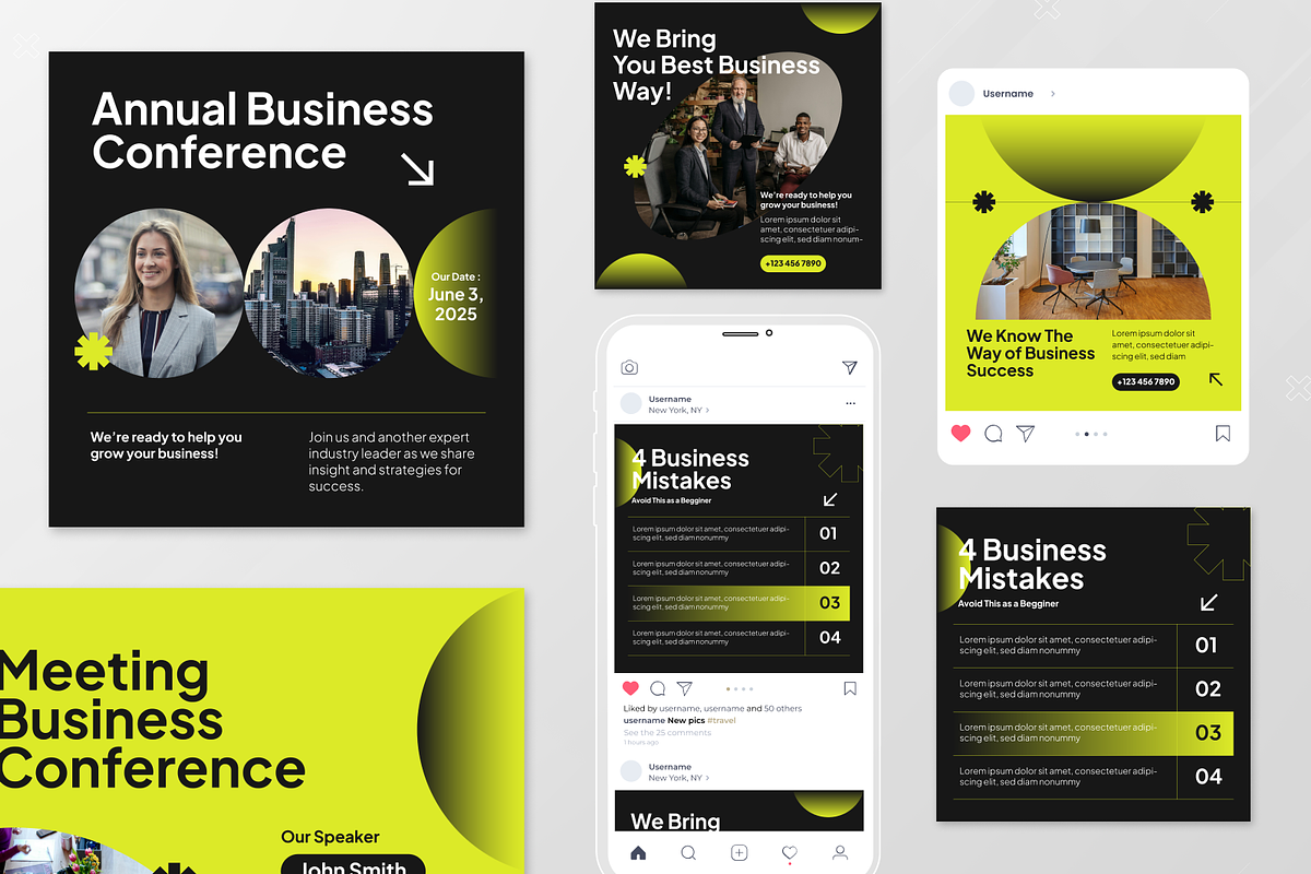 Creative Business Instagram Post, a Social Media Template by Annora Studio (Photo 2 of 3)