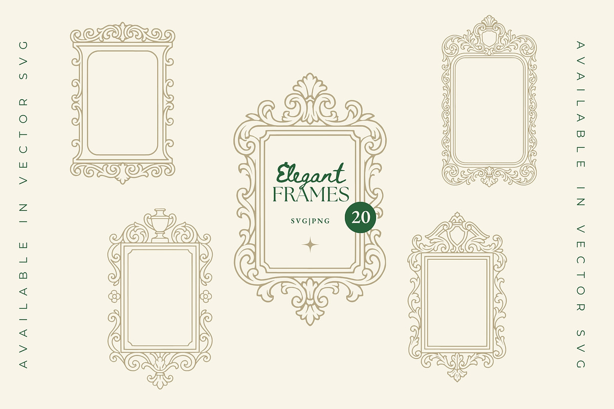 202 Whimsical Frames Collection, a Decorative Illustration by NassyArt (Photo 27 of 33)