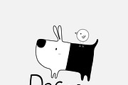 Dog & Bird Collection 1, an Animal Illustration by Irene Loal (Thumbnail 2 of 17)