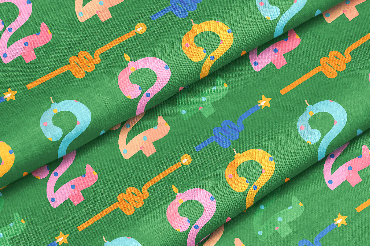 Birthday candles and patterns set, an Outline Icon by My.Ordinarty (Photo 7 of 10)