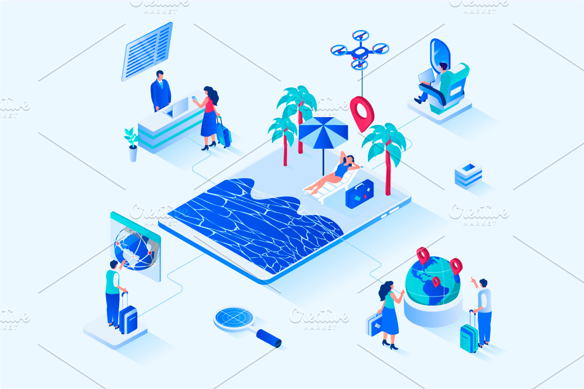 Isometric Web Illustrations, a Templates & Theme by alexdndz (Photo 29 of 31)