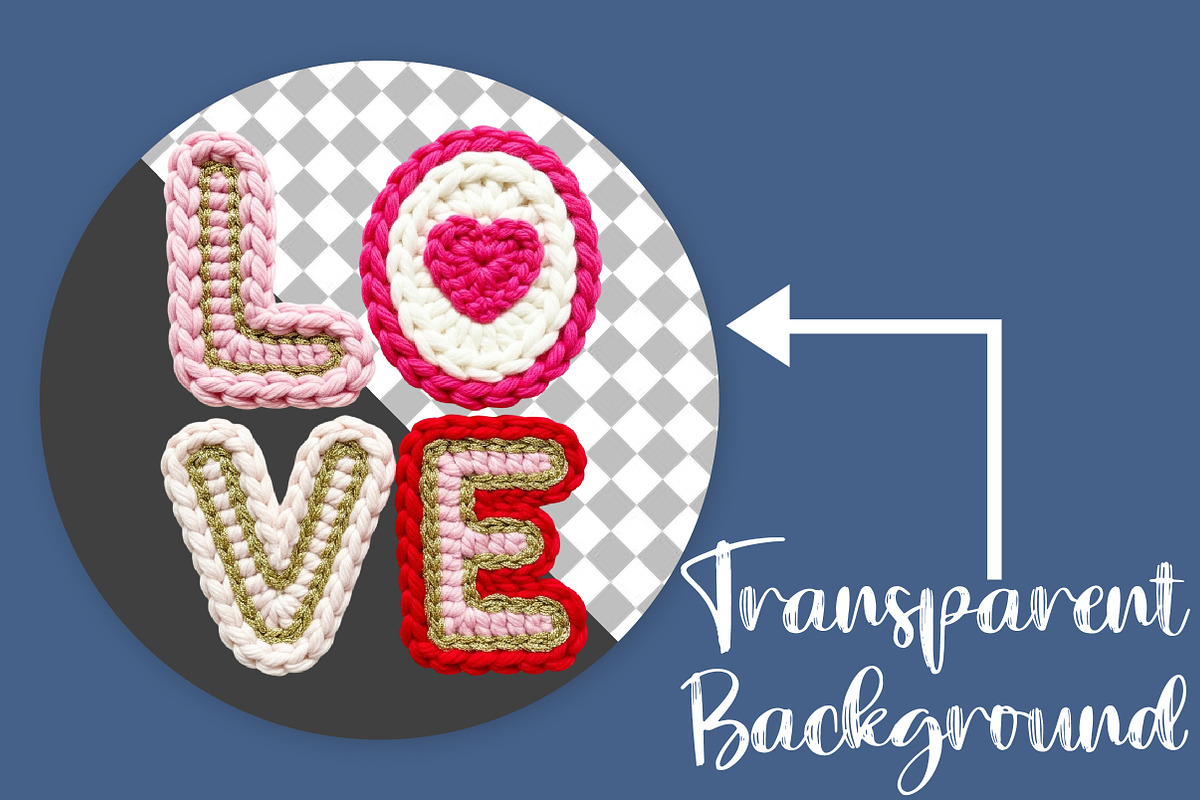 LOVE Yarn Png, Trendy Valentine Png, an Illustration by Canvas Craft (Photo 2 of 7)