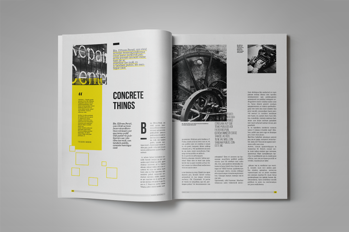 Newone | Magazine Template, a Magazine Template by spidergraph (Photo 7 of 9)