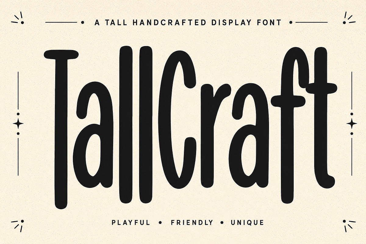 TallCraft, a Handwritten Font by Wow Magic (Photo 1 of 2)