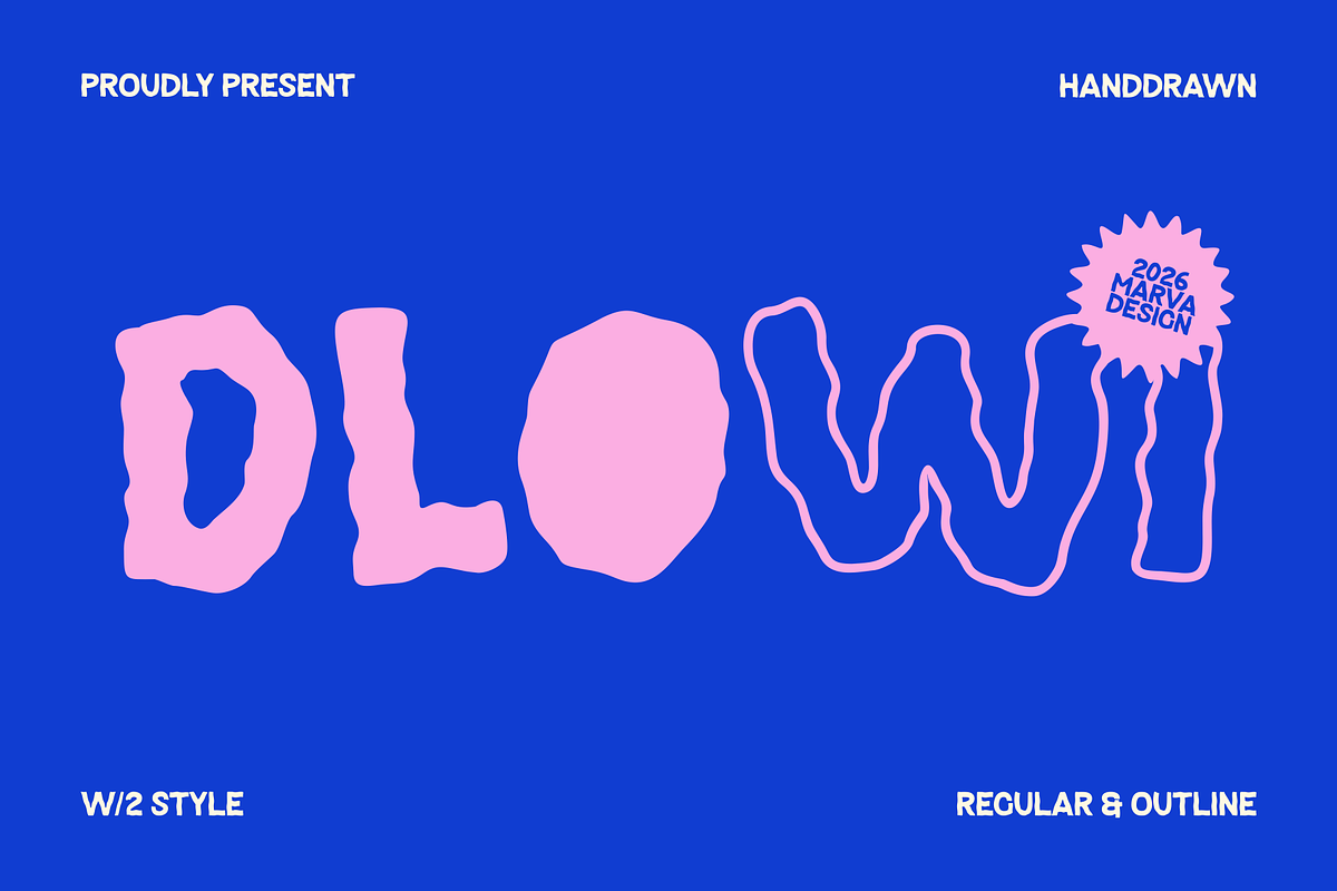 Dlowi Font, a Script Font by Marvadesign (Photo 1 of 12)