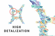 Boho Zodiac Signs Vector, an Illustration by kisikoida (Thumbnail 5 of 9)