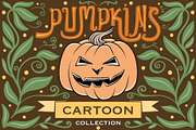 Pumpkins - Cartoon Collection, an Illustration by Alina Sh (Thumbnail 1 of 7)