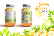 Watercolor Lemons Set illustrations., a Food Illustration by KarinkaBU (Thumbnail 7 of 7)
