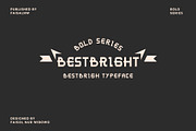 Bestbright Bold, a Sans Serif Font by Izalsye (Thumbnail 1 of 4)