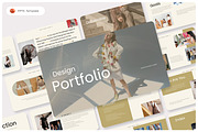 Design Portfolio PowerPoint Template, a Presentation Template by Premast (Thumbnail 1 of 4)