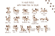 Yoga Dogs, an Animal Illustration by Annakniaz (Thumbnail 2 of 9)