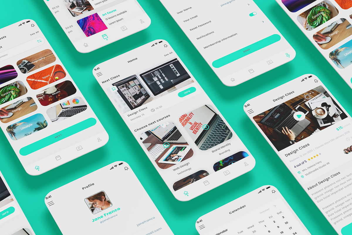 Online Learning Platform School App, an App Template by nagaredesignstudio (Photo 1 of 2)