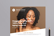 Beauty Product with Foundation, a Stationery Template by MightyDesign (Thumbnail 2 of 8)