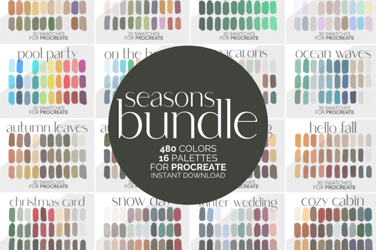 Seasonal Color Palette Bundle, a Palette Add-On by AureDesignCo (Photo 1 of 5)