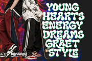 Kemarow - Psychedelic font, a Handwritten Font by Majelis Art (Thumbnail 2 of 9)