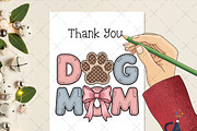 Retro Valentine Dog Mom PNG, an Illustration by Creative Art (Thumbnail 2 of 6)