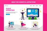 Business Mascot UI UX Bundle, a Templates & Theme by Manudesign (Thumbnail 4 of 5)