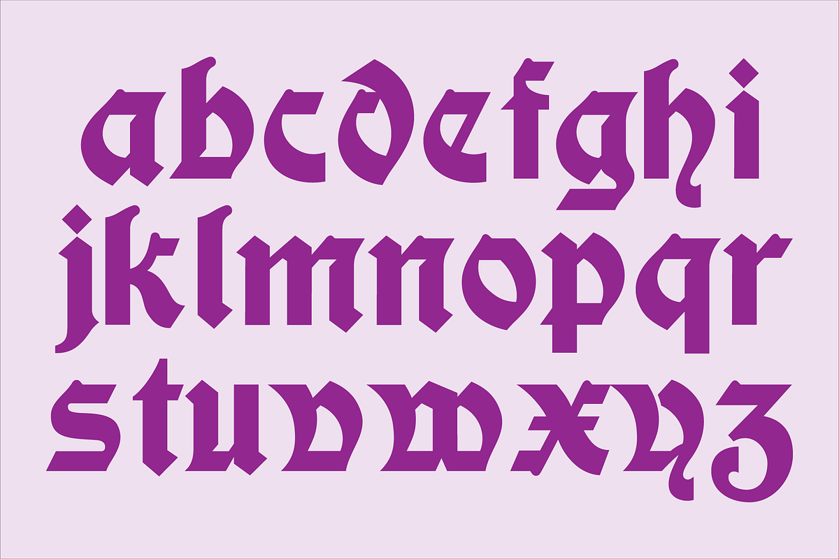 Display Gothic Font, a Blackletter Font by GG Design (Photo 5 of 10)