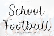 School Football, a Handwritten Font by FreshTypeINK (Thumbnail 1 of 8)