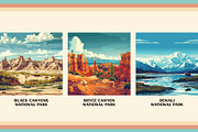 National Park Poster Illustrations, a Decorative Illustration by Vicarel Studios (Thumbnail 18 of 23)