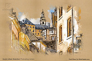 Urban Sketcher Photoshop Action, an Action Add-On by SlideSalad (Thumbnail 17 of 31)