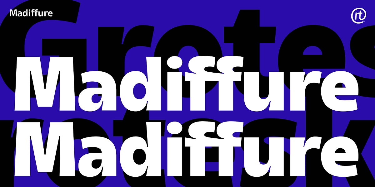 Madiffure Font Family, a Sans Serif Font by Ridtype Foundry (Photo 6 of 12)