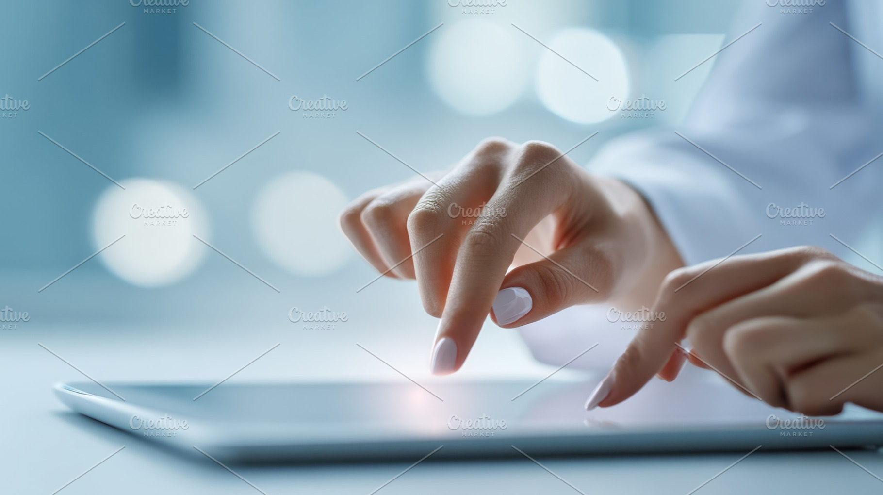Touching a screen in a bright room, a Photo by Beautiful things