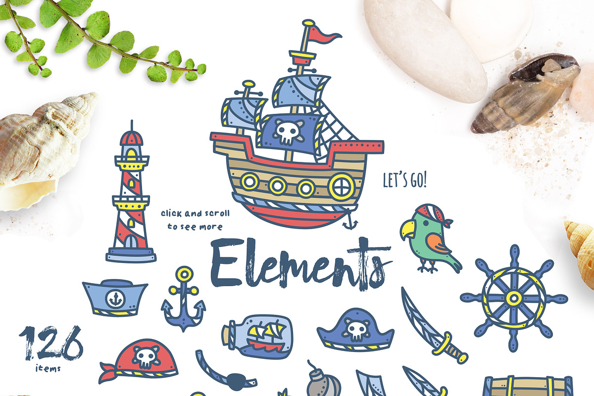 Captain Ahoy - Best Summer Clipart, an Animal Illustration by Euonia Meraki (Photo 2 of 11)