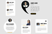 Testimonials Review And Quotes, an UI Kit Template by MightyDesign (Thumbnail 3 of 6)