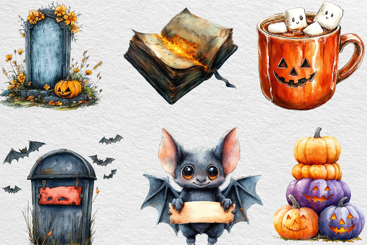 Happy Halloween Sublimation, an Illustration by Black Bird Studio (Photo 5 of 6)